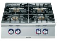 ELECTROLUX Dujinė viryklė 4 kaitviečių po 10 kW, be spintelės, 800 mm. 391003 | E-gastro