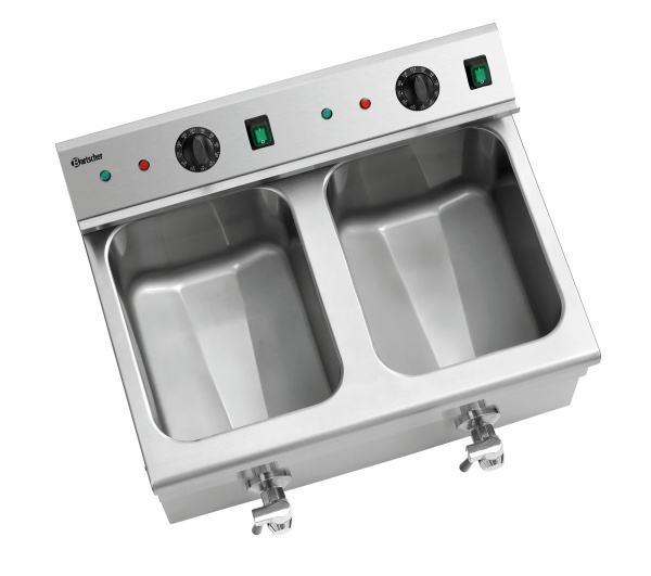 BARTSCHER Indukcinė gruzdintuvė 2x8L Plus 165119 | E-gastro