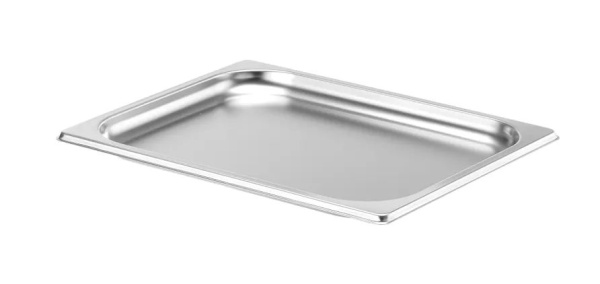 HENDI Konteineris GN 1/2, Profi Line, 1 L, nerūdijančio plieno, 325x265x(H)20 mm 801451 | E-gastro
