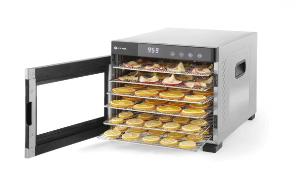 HENDI Maisto produktų džiovintuvas, Profi Line, 6 lentynos, 342x485x(H)309mm