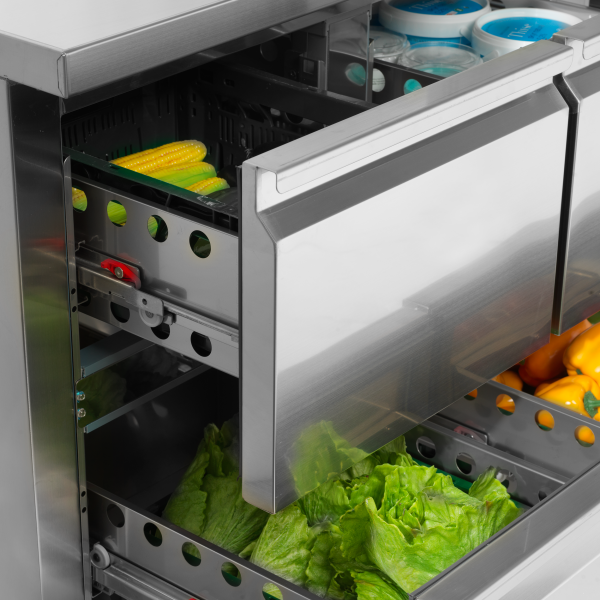TEFCOLD Šaldymo stalas su stalčiais GN1/1 CK7360 17692 | E-gastro