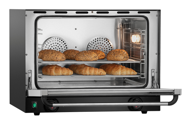 BARTSCHER Konvekcinė krosnis AT211-MDI S, juoda, durelės viršuje, 4 GN 1/1, 230V/3kW 120826 | E-gastro