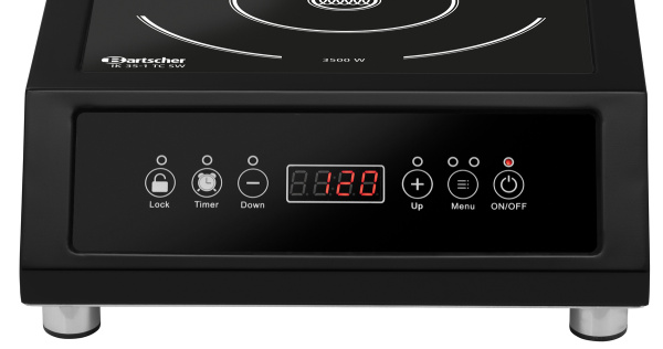 BARTSCHER Indukcinė viryklė IK35-1TCSW, 230V/3,5kW, 340x440x130 mm 105884 | E-gastro