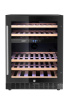 ARKTIC Vyno šaldytuvas, 2 zonų, 46 buteliai, Juodas, 570x595x(H)820mm 237106 | E-gastro