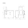 KONETEOLLISUUS Dvigubas mėsos purentuvas KT-PK-2, 400V/0.55kW