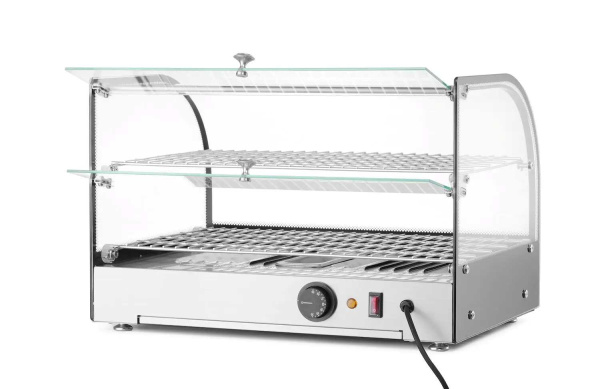 HENDI Stalinė šildymo vitrina, 2-ų lygių, 554x376x(H)432 273999 | E-gastro