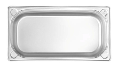 HENDI Konteineris GN 1/3, Kitchen Line, 4 L, nerūdijančio plieno, 325x176x(H)100 mm 806432 | E-gastro