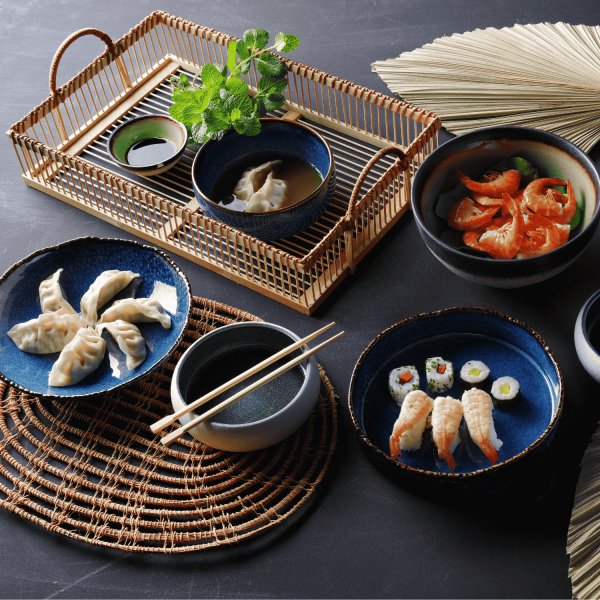 FINE DINE Gili lėkštė Eminence, mėlyna, ø220 mm, 3 vnt. 768303 | E-gastro