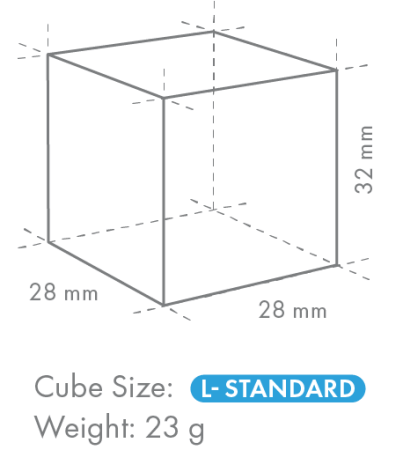 HOSHIZAKI Modulinis ledo generatorius IM-130APE, dideli kubeliai 23 gr, oro aušinimas 125 kg/24 val. IM-130APE | E-gastro