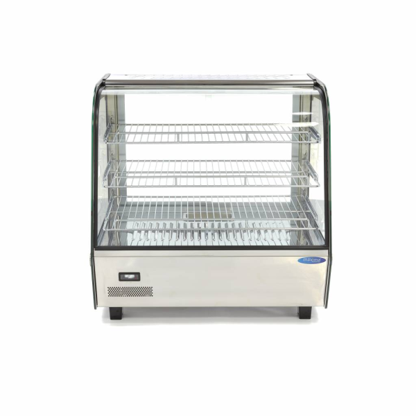 MAXIMA Šildomas maisto vitrininis stalas 120 litru 67 cm 3 lentynos