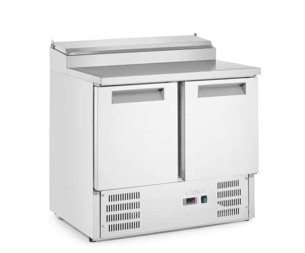 ARKTIC 2 durų šaldytuvo stalas su antstatu 900x695x(H)955mm 236222 | E-gastro