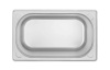 HENDI Konteineris GN 1/4, Kitchen Line, 5,5L, nerūdijantis plienas, 265x162x(H)200 mm 806555 | E-gastro