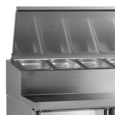 TEFCOLD Sumuštinių ruošimo stalviršis GN1/1 SS7200