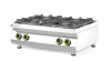 HENDI dujinė viryklė, 4 degikliai, Kitchen Line – statoma ant stalviršio, Kitchen Line, 19kW, 800x700x(H)310mm 227381 | E-gastro