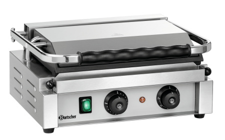 BARTSCHER Elektrinis kontaktinis grilis "Panini-T" 1G, lygus viršus ir apačia, 230V/2,2kW A150779 | E-gastro