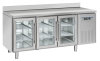 COOL HEAD Šaldomas stalas SRG3200, stiklinės durys 325x410mm padėklams, 230V/372W, 625x950x1800mm SRG 3200 | E-gastro