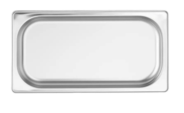 HENDI Konteineris GN 1/3, Profi Line, 0.8 L, nerūdijančio plieno, 325x176x(H)20 mm 801550 | E-gastro