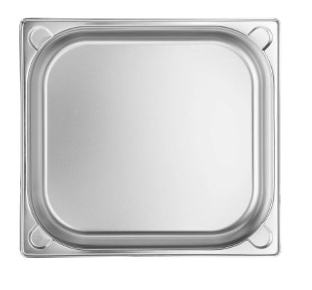 HENDI Konteineris GN 2/3, Kitchen Line, 5,5L, nerūdijantis plienas, 354x325x(H)65 mm 806227 | E-gastro