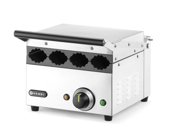 HENDI Kontaktinis grilis dešrainiams ir lavašams, 220-240V/1800W, 385x285x(H)254mm 263594 | E-gastro