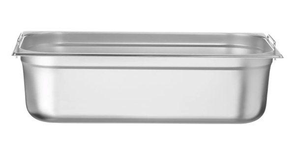HENDI Konteineris su rankenėlėmis GN 1/1, Budget Line, 21L, nerūdijantis plienas, 530x325x(H)150mm 817148 | E-gastro