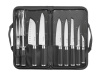 HENDI Peilių rinkinys 9 elementai, Juodas, 445x260x(H)65mm 975770 | E-gastro