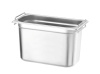 HENDI Konteineris GN 1/2 su rankenėlėmis, Budget Line, 12,5L, 325x265x(H)200mm