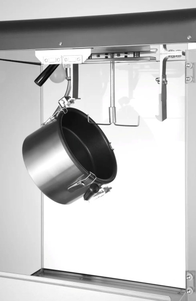 HENDI Spragėsių gaminimo aparatas, 80L, Juodas, 560x445x(H)775mm