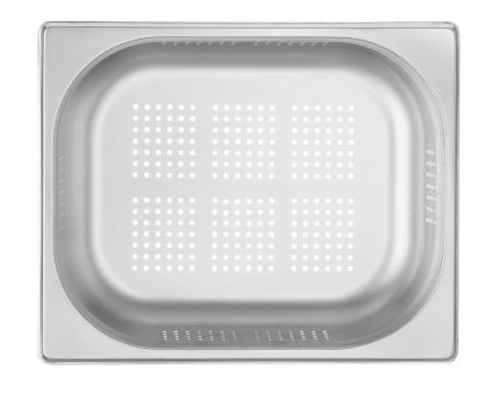 HENDI Perforuotas indas GN 2/3, Kitchen Line, GN 1/2, 5,5L, 354x325x(H)65 mm 807224 | E-gastro